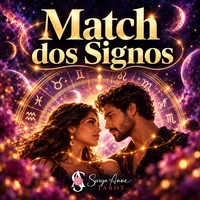 Arte de apresentação de Match dos Signos, produto de Surya Anne. Valores e condições detalhados nesta página.