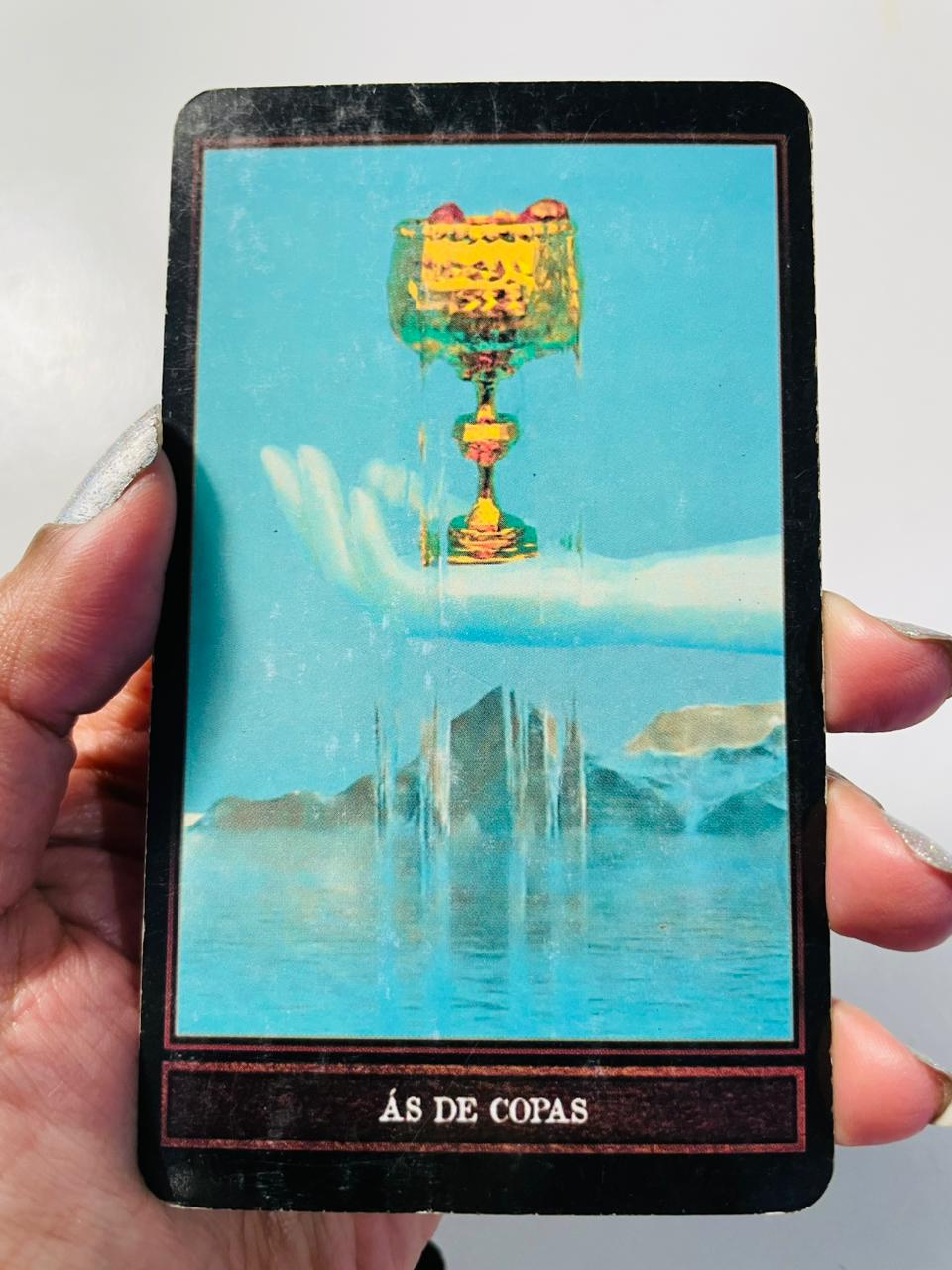 Carta do tarot Ás de Copas